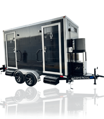 BAÑO MOVIL DE LUJO 2X4.40mts Comercial HT Remolque