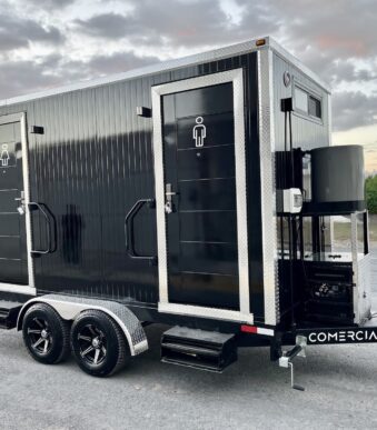 BAÑO MOVIL DE LUJO 2X4.40mts Comercial HT Remolque